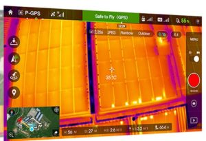Thermische inspectie zonnepanelen