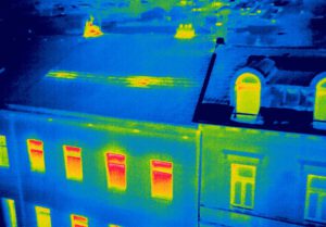 Warmteverlies detecteren met drone