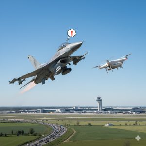 Relax F-16, it’s just DroneView.be at work