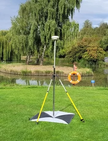 DroneView RTK base station and GCP marker